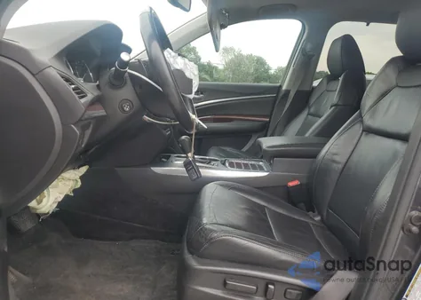 2014 Acura Mdx Technology from USA, damaged, VIN 5FRYD4H65EB024700